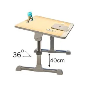 SOGA 2X 60X40cm Wood Small Laptop Bed Portable Foldable Study Table Adjustable, Desks & Computer Tables, , , , ,  - NZ DEPOT 2