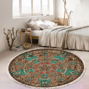 SOGA 2X 90cm Mandala Round Area Thick Anti-slip Doormat, Home Decor, Home & Living, Home Decor, Rugs, Shaggy Rugs, ,  - NZ DEPOT 2