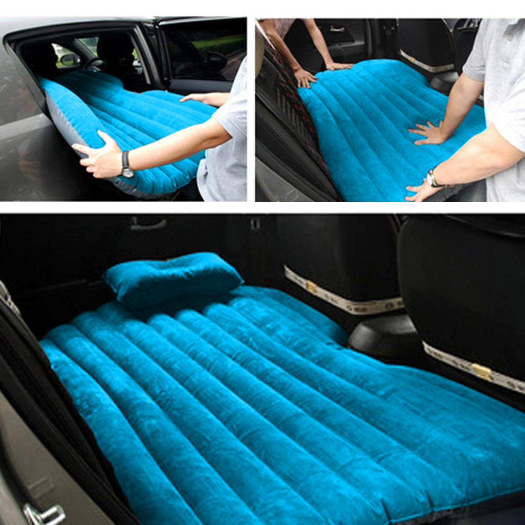 Soga 2X Inflatable Car Mattress Portable Travel Camping Air Bed Rest Sleeping Bed Blue, Garden, Tools &Amp; Hardware, Automotive Parts &Amp; Accessories, Accessories &Amp; Car Care, Interior Accessories, ,  - Nz Depot 5