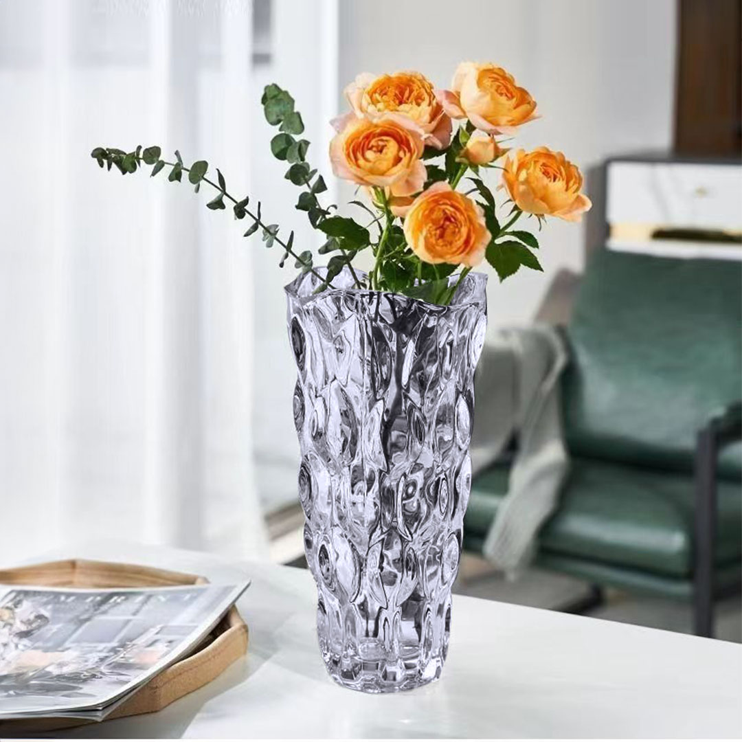 Soga 30Cm Glass Grey Vase Crystal Vase Thick Modern Home Decor, Home &Amp; Living, Home Decor, Vases, , ,  - Nz Depot 4