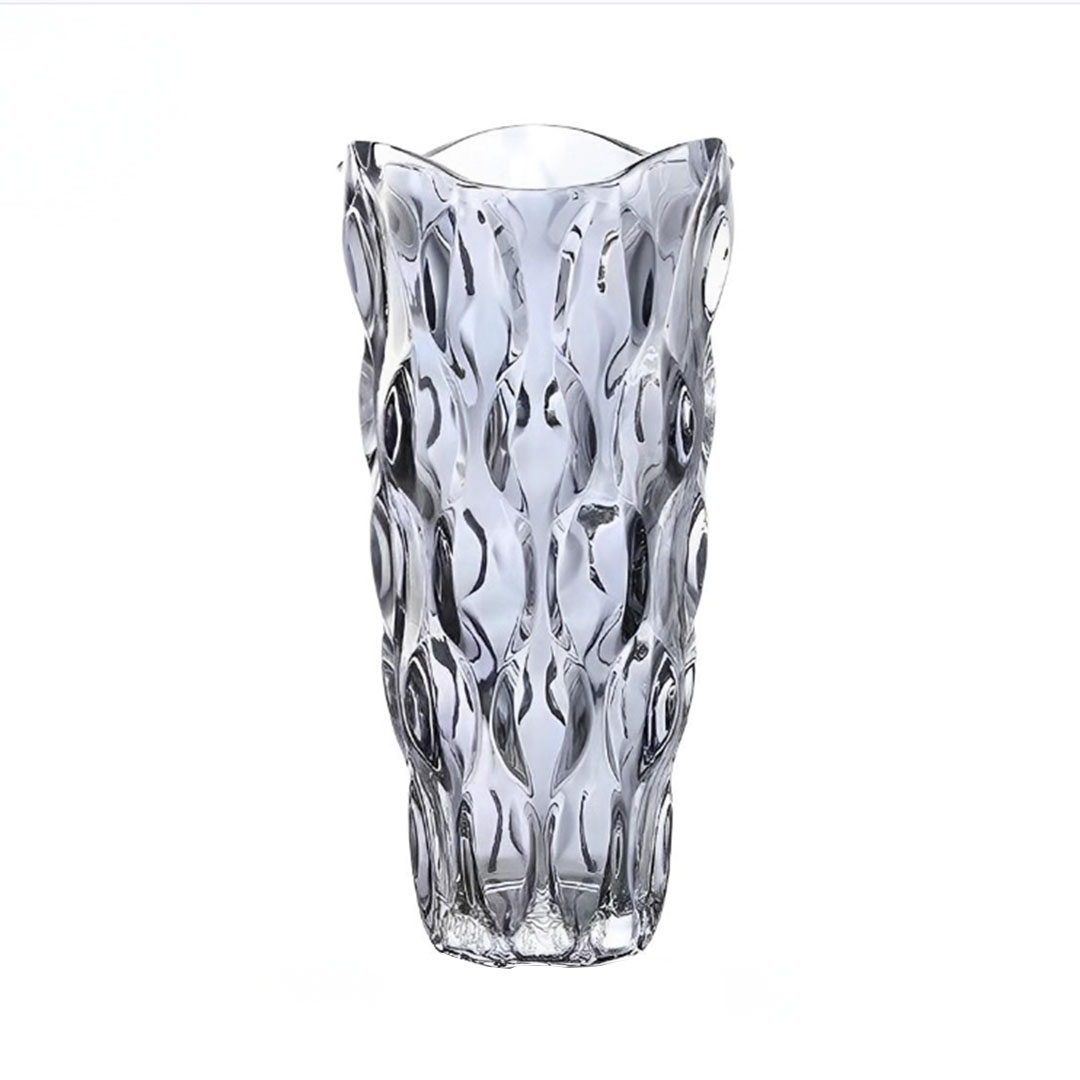 Soga 30Cm Glass Grey Vase Crystal Vase Thick Modern Home Decor, Home &Amp; Living, Home Decor, Vases, , ,  - Nz Depot 1