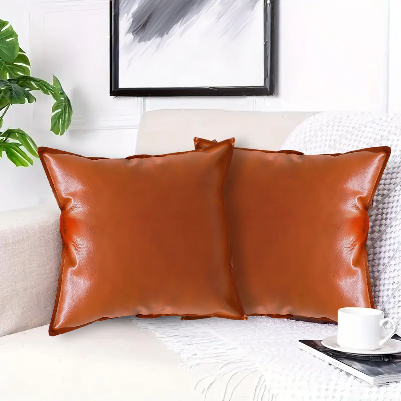 Soga 45Cm Light Luxury Urban Simulated Leather Wide Edge Throw Pillow, Furniture, Living Room Furniture, Occasional Chairs, , ,  - Nz Depot 6