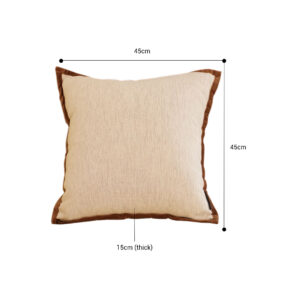 SOGA 50cm Vintage Cover Square Decorative Beautiful with Polyester Made Throw Pillow, Furniture, Living Room Furniture, Occasional Chairs, , ,  - NZ DEPOT 2