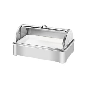 Soga 59X38.5Cm Silver Color Ceramic Serving Bowl Chafing Dish For Kitchen Essential Chafingdish6V14 Nz Depot - Nz Depot