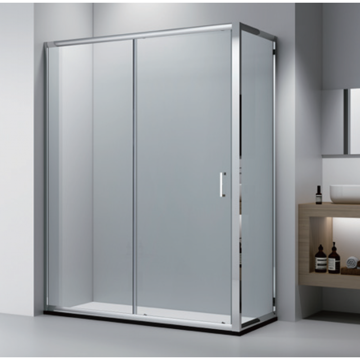 Shower Box - Eddy Series 2 Sides (1200X800X1900Mm), Rectangle Shower - Nz Depot