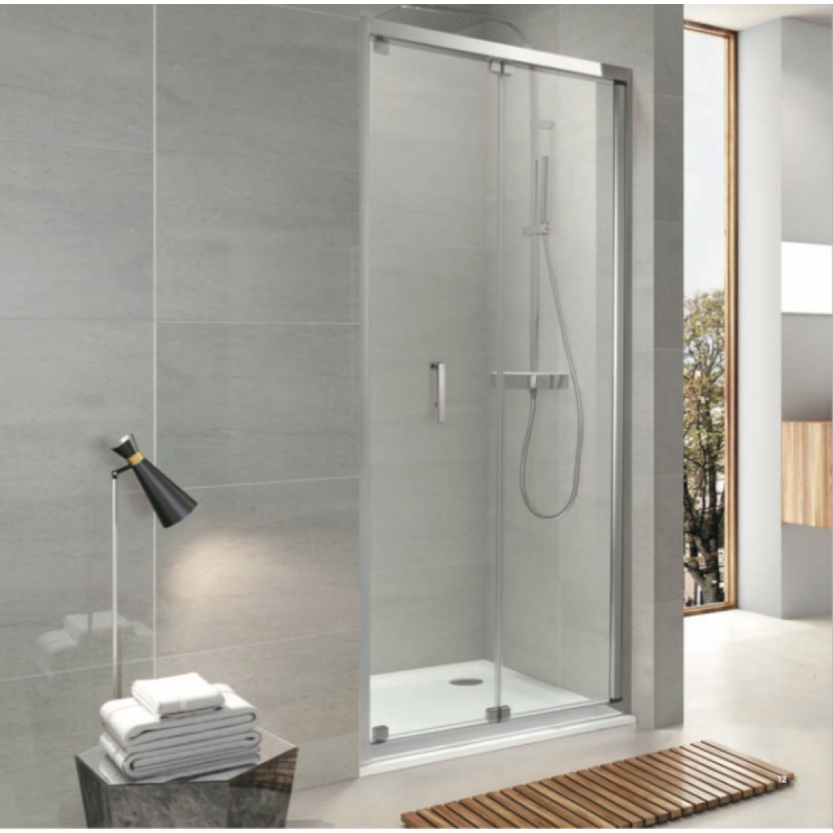 Shower Box - Hydro Series 2 Sides (900X1000X1950Mm) Folding Door, Rectangle Shower - Nz Depot