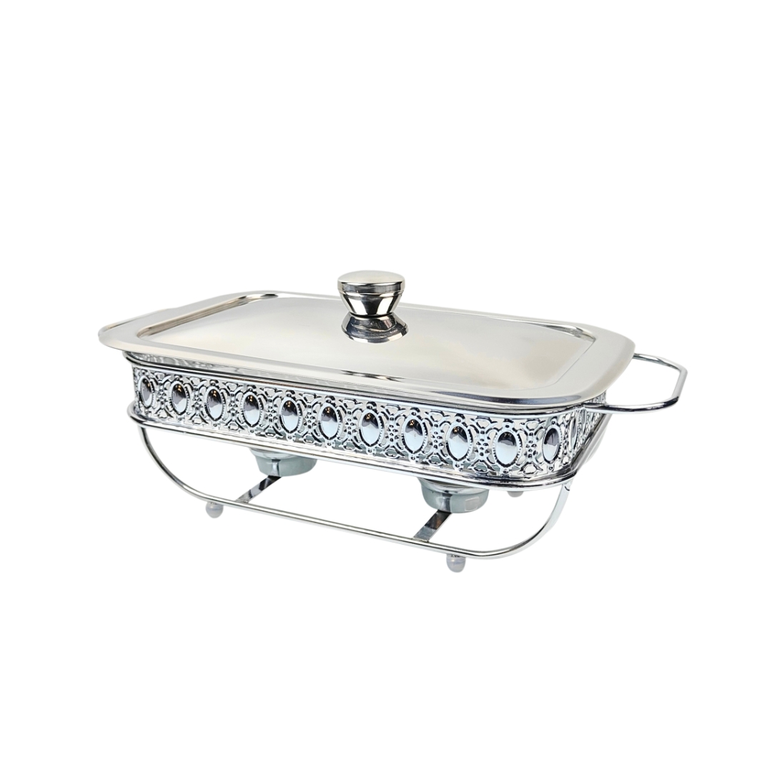 Soga 1.5L Lace Edge Dining Stove Silver Color Portable Dining Cooking Appliance For Kitchen Essential, Furniture | Kitchen &Amp; Dining Room Furniture| Buffets, Sideboards &Amp; Kitchen Islands, , , , ,  - Nz Depot 1