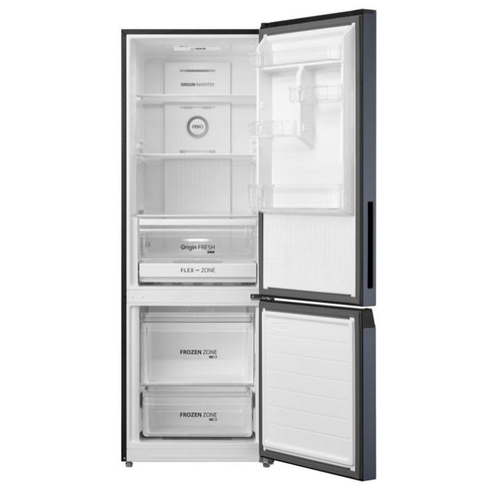 Toshiba 325L Bottom Mount Fridge Freezer Morandi Grey - Bottom Mount Freezers - Gr-Rb410We-Pmm(06)-2 - Nz Depot