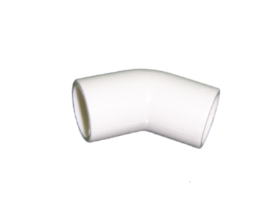 32mm PVC 45D ELBOW -