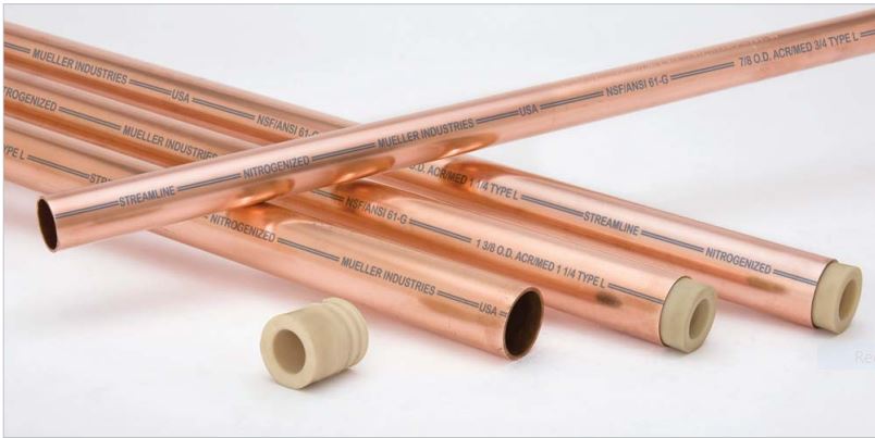 Copper Tube 5/8Od X 5M 1.02Mm Wt -