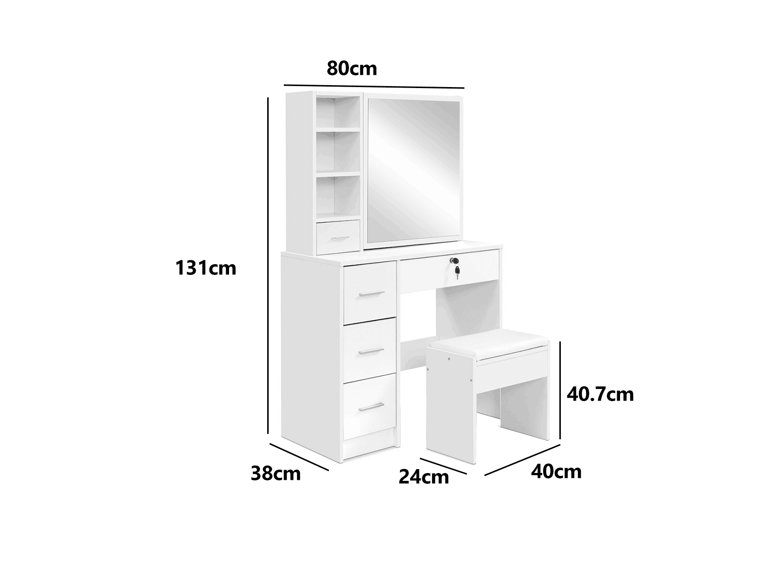 Ds Dressing Table Pr6356 Dressing Tables Nz Depot 4 - Nz Depot