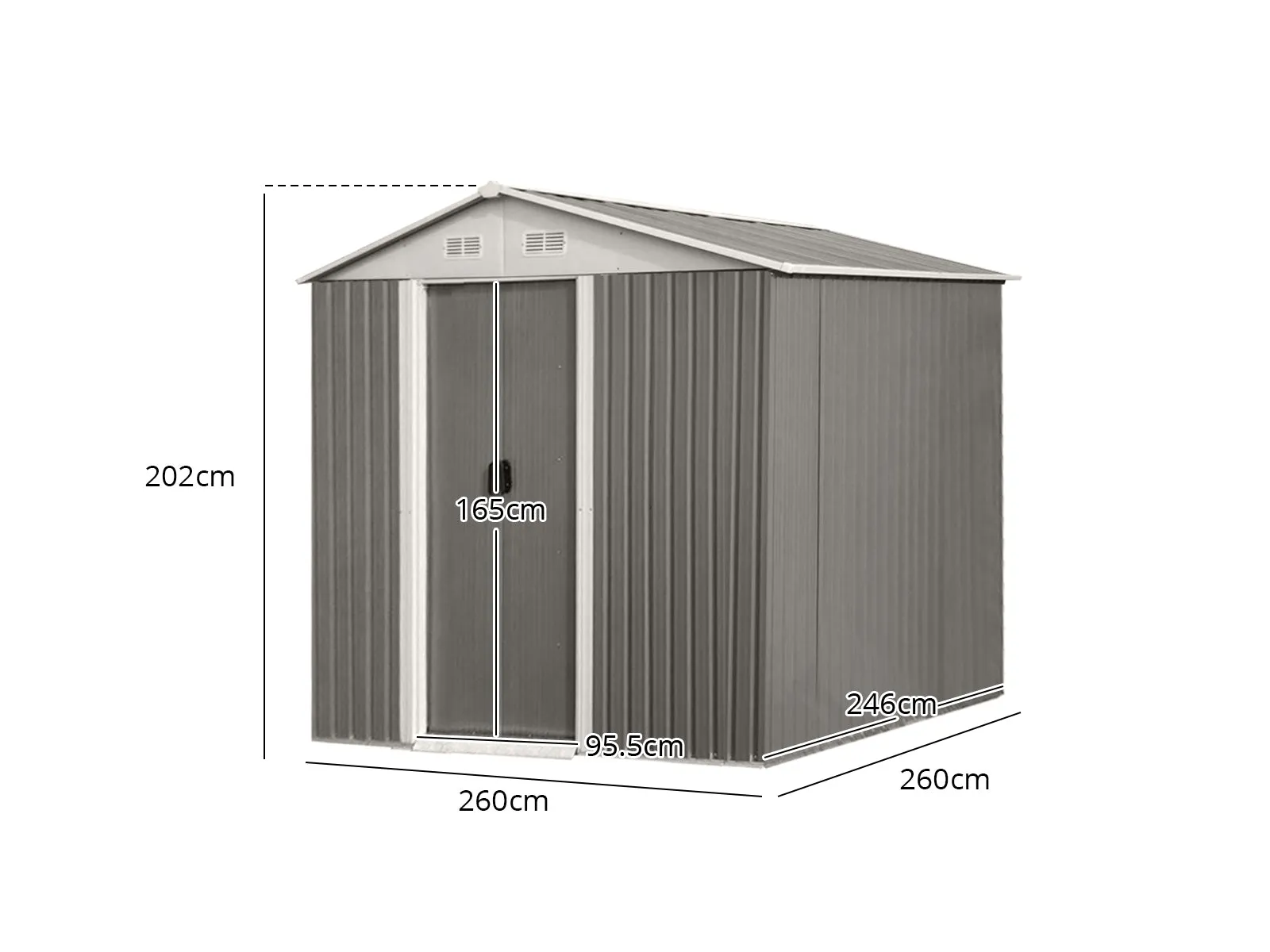 Ds New Garden Shed 8X8Ft Pr65616 Garden Sheds Nz Depot 3 - Nz Depot