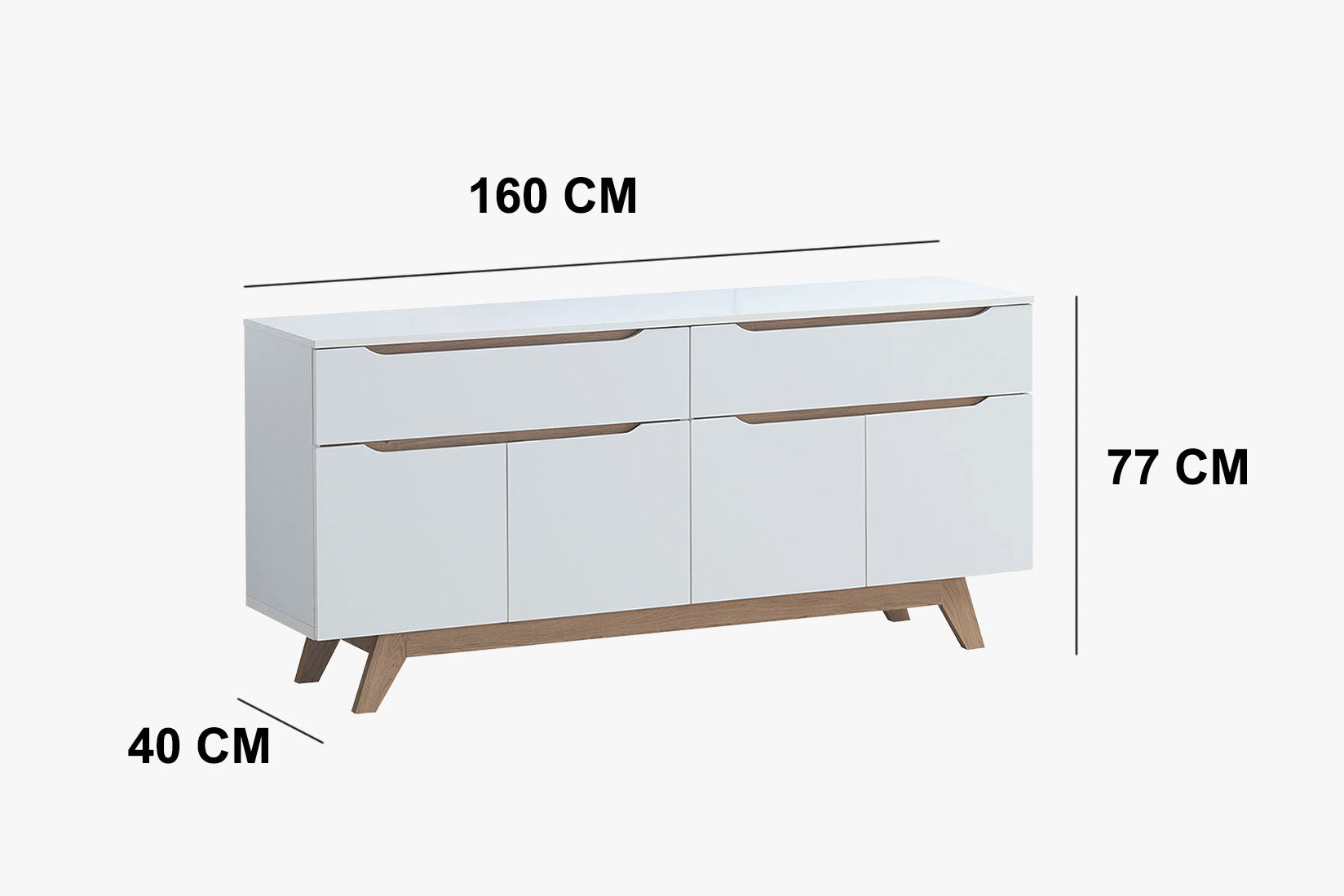 Ds Simona Buffet Sideboard Table Pr7290 Buffet Sideboards Nz Depot 9 - Nz Depot