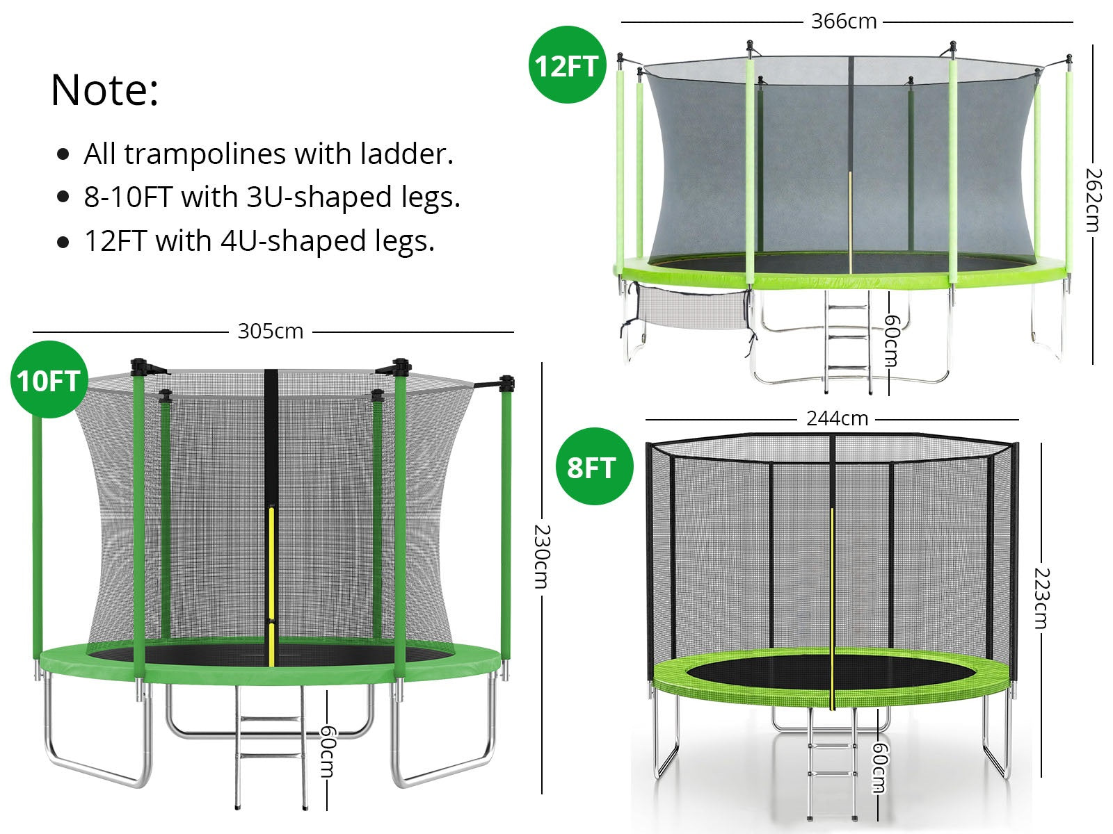 Ds Trampoline Lime 10Ft Pr65839 Trampolines Nz Depot 8 - Nz Depot