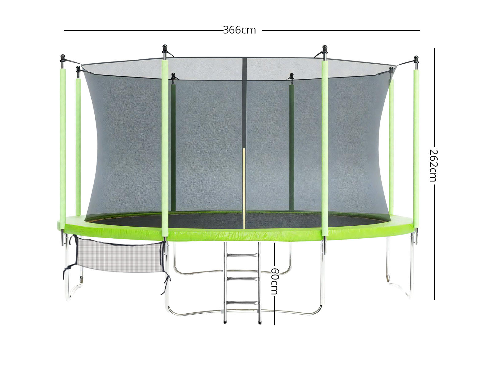 Ds Trampoline Lime 12Ft Pr65840 Trampolines Nz Depot 3 - Nz Depot