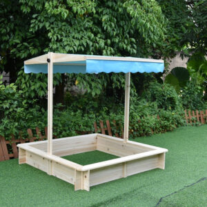 Wooden Sandpit With Canopy Wsb-1150