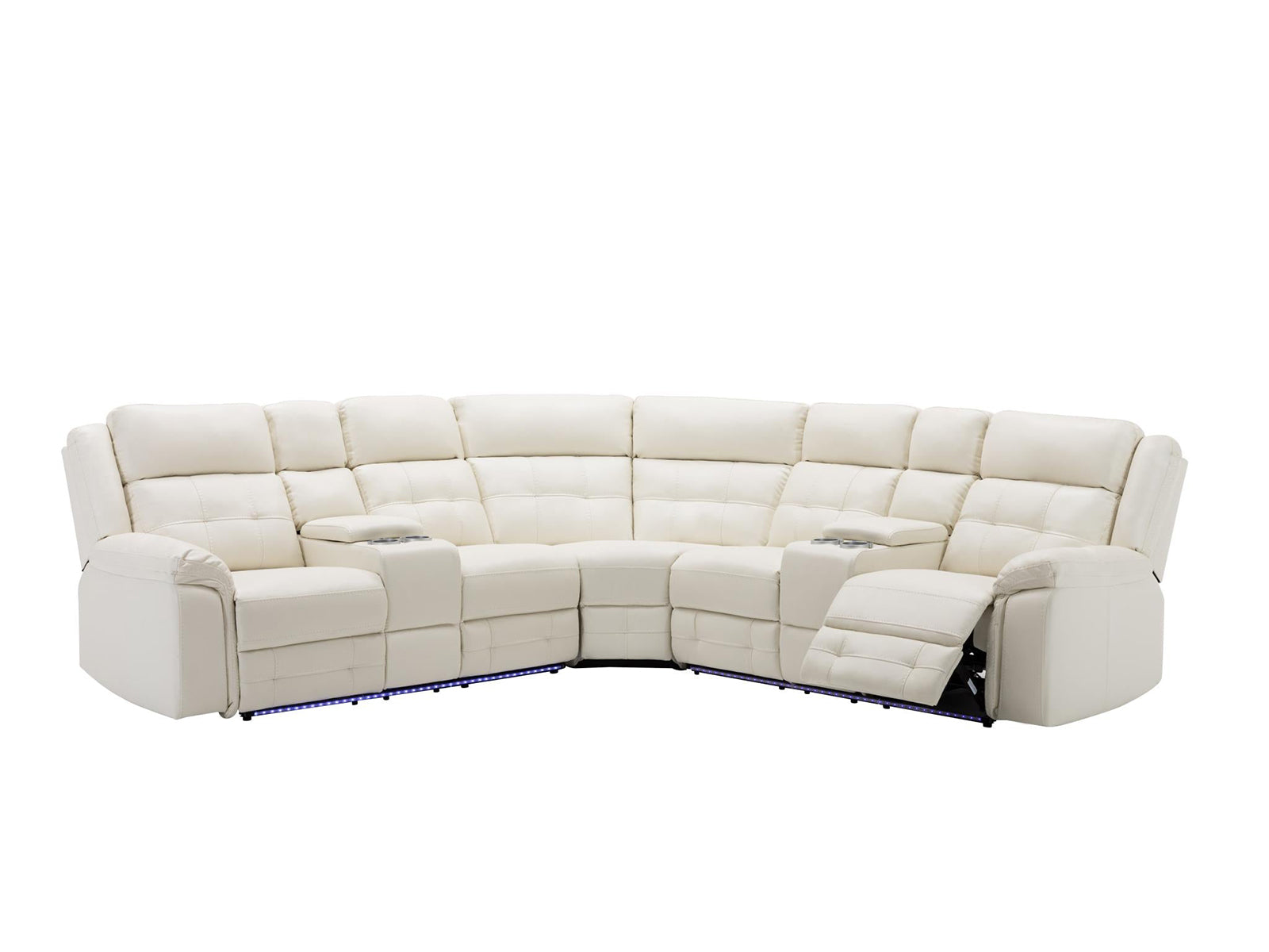 Yulexi Recliner Pu Sofa Set