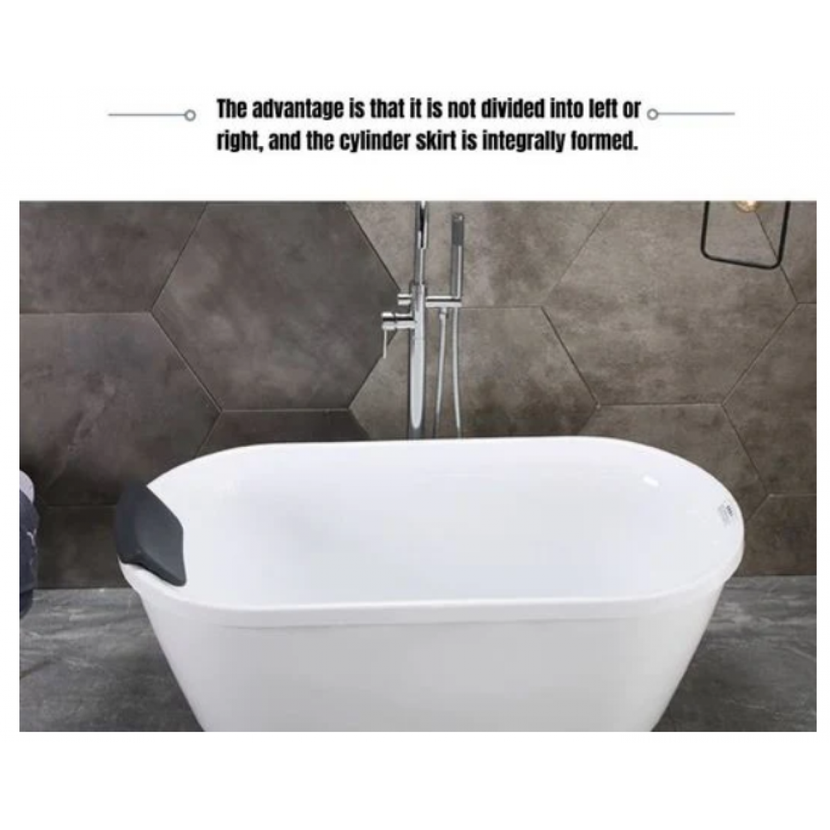 Freestanding Acrylic Small Apartment Bathtub 1300Mm Ke3025 1300 Freestanding Bath Tub Nz Depot 2 - Nz Depot