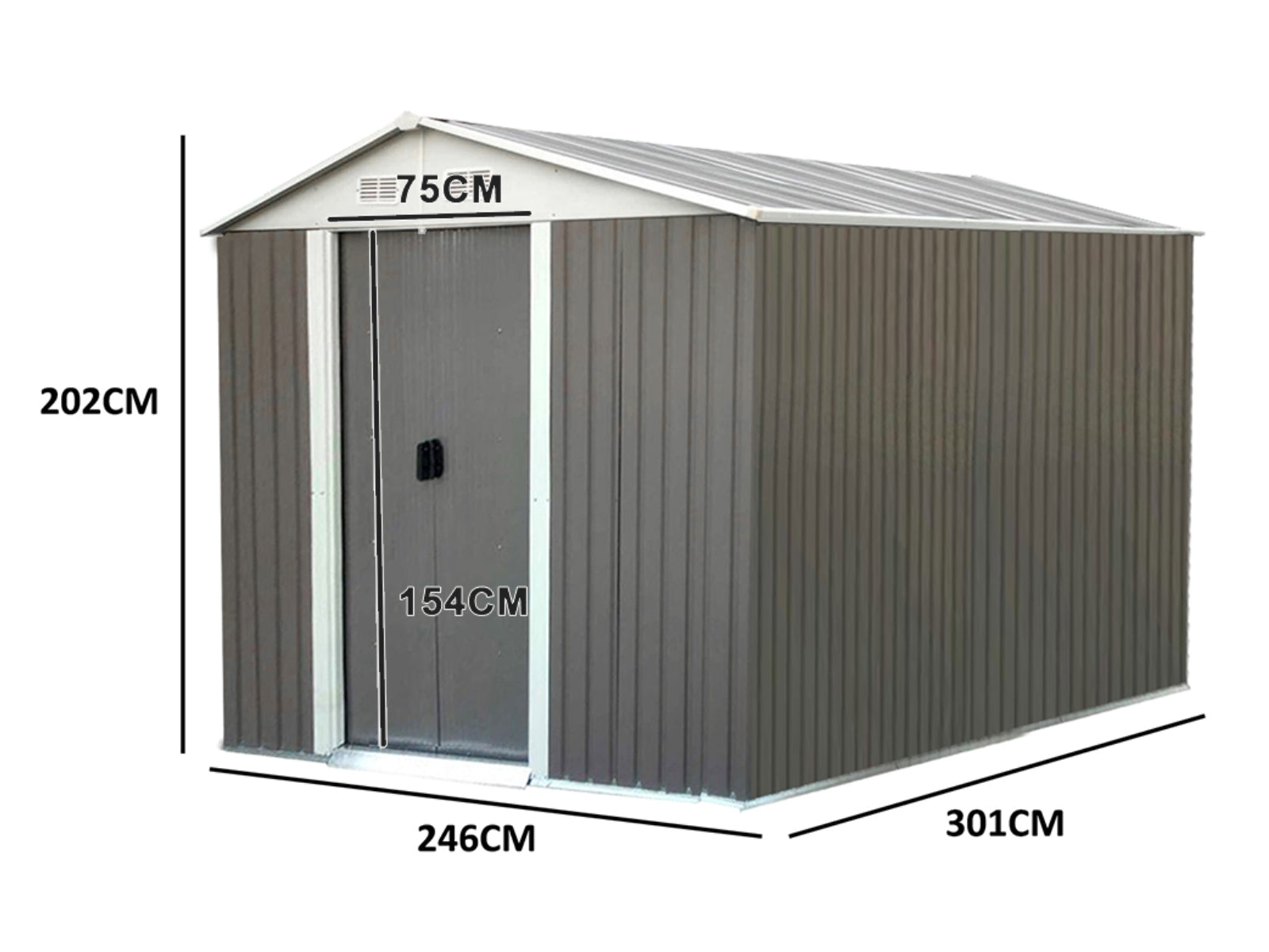 Garden Shed 10 X 8 Ft Pr2167 All Outdoor Nz Depot 4 - Nz Depot