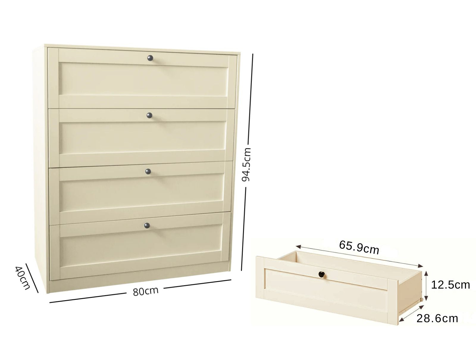 Lonna Steel 4 Drawer Tallboy Yellow Pr65426 Tallboys Nz Depot 4 - Nz Depot