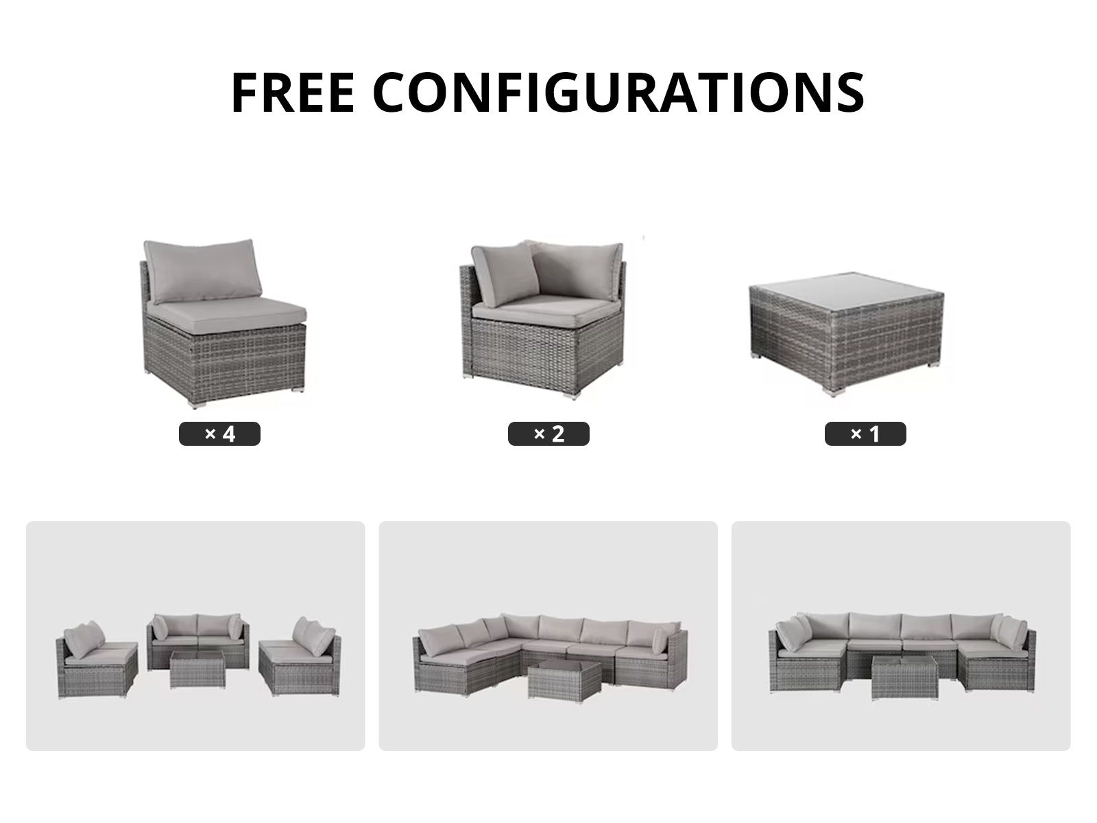 Lyrissa 7Pc Outdoor Set Pr65834 Outdoor Furniture Nz Depot 4 - Nz Depot