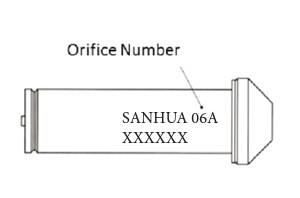 ORIFICE SANHUA T2 SERIES NO. 3 -