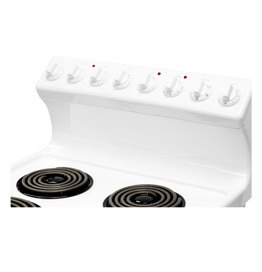 Parmco 540Mm Freestanding Stove Radiant Coil Cooktop Electric Oven White Cook Fs54R Nz Depot 3 - Nz Depot