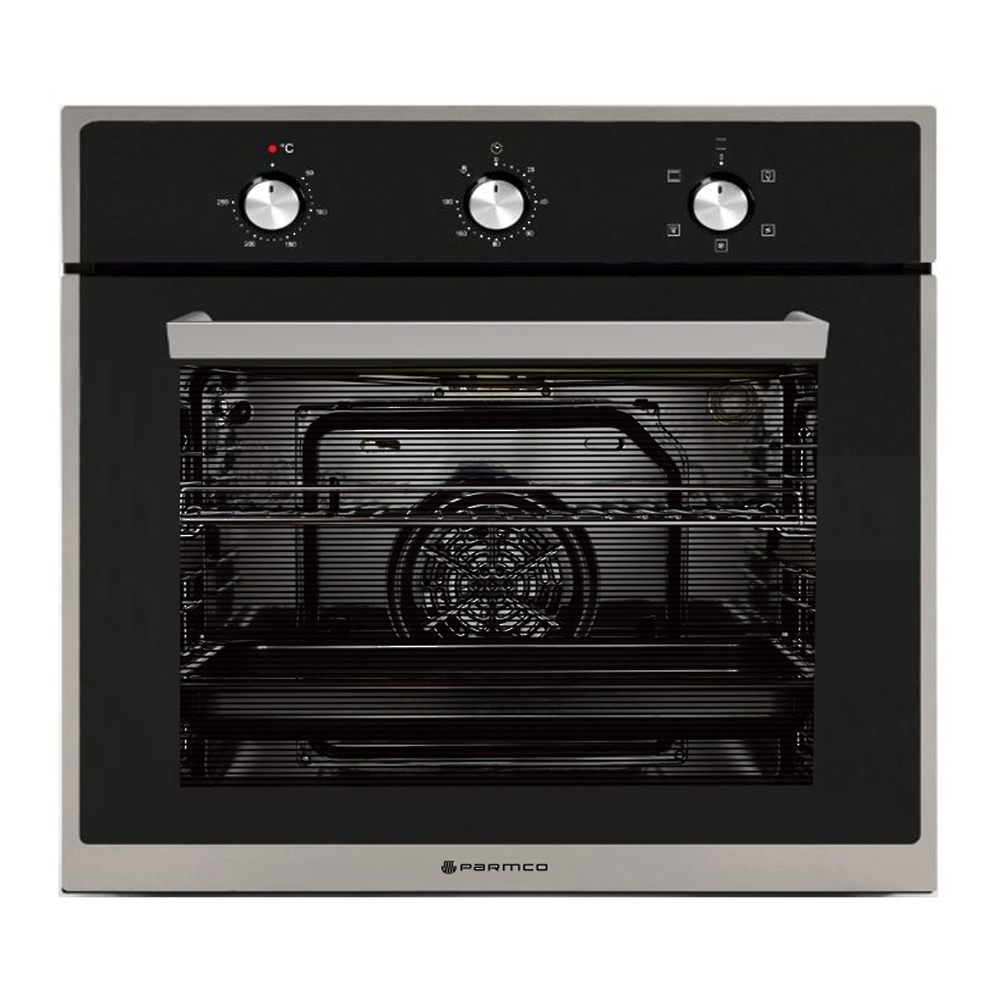 Parmco 600Mm 76Litre Oven, 5 Function, Stainless Steel - Nzdepot