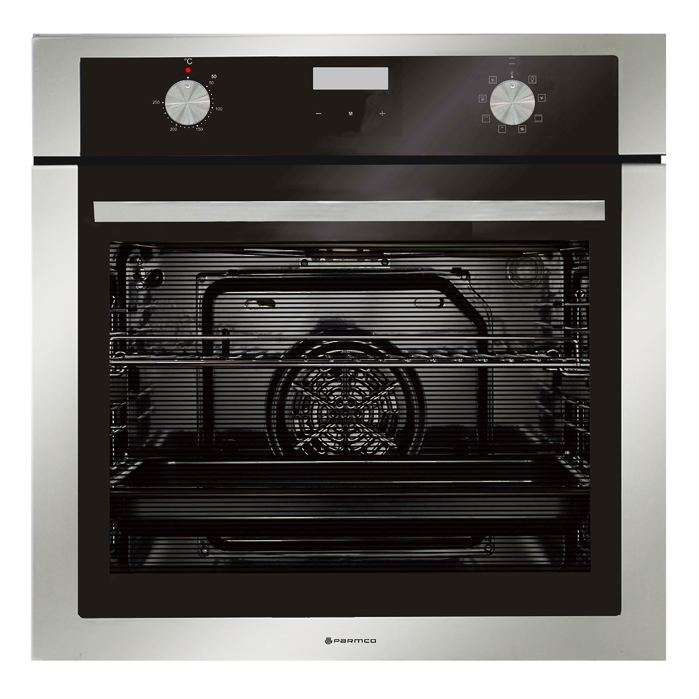 Parmco 600Mm 76Litre Oven, 8 Function, Stainless Steel - Nzdepot