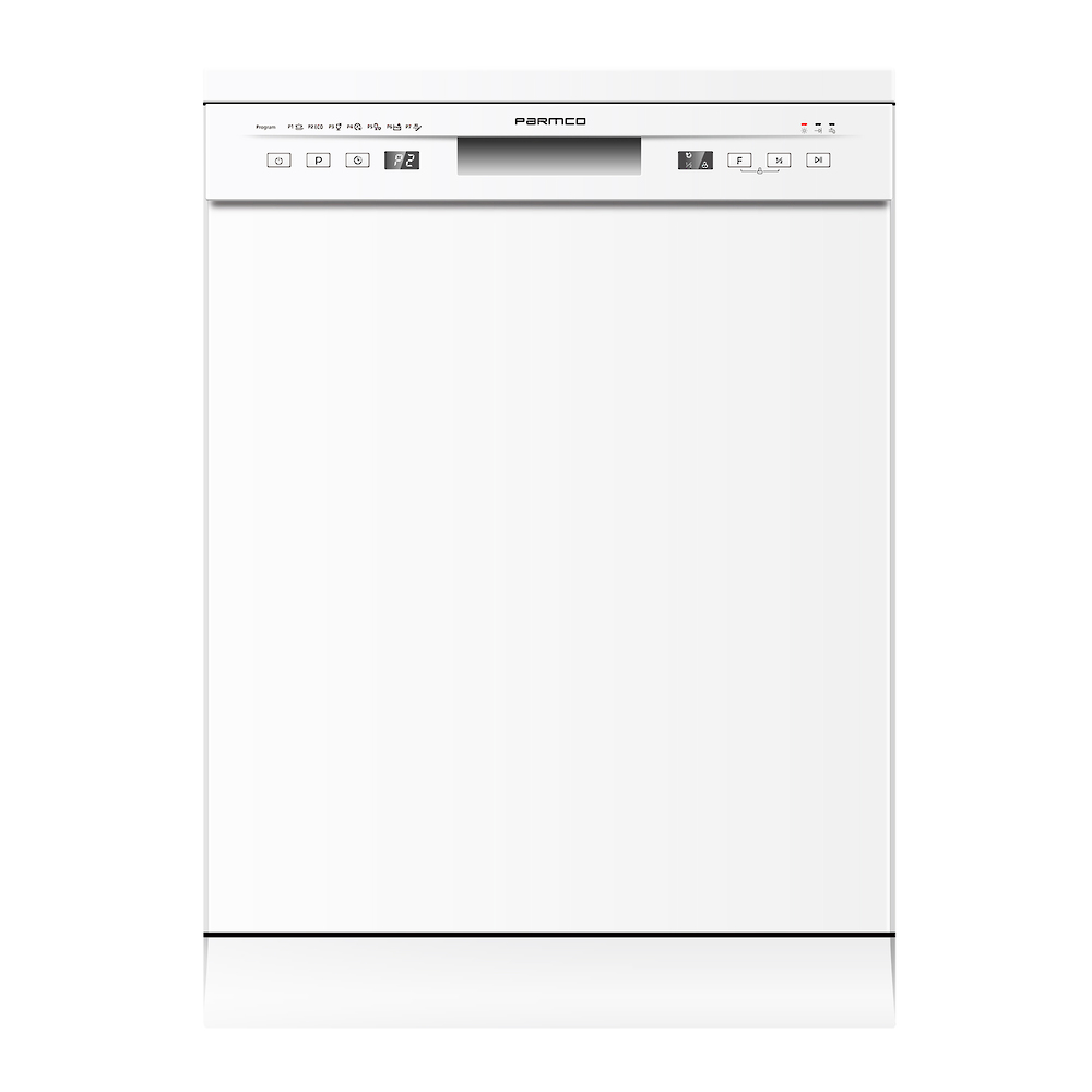 Parmco 600mm Freestanding Dishwasher, Economy Plus, White - NZDEPOT