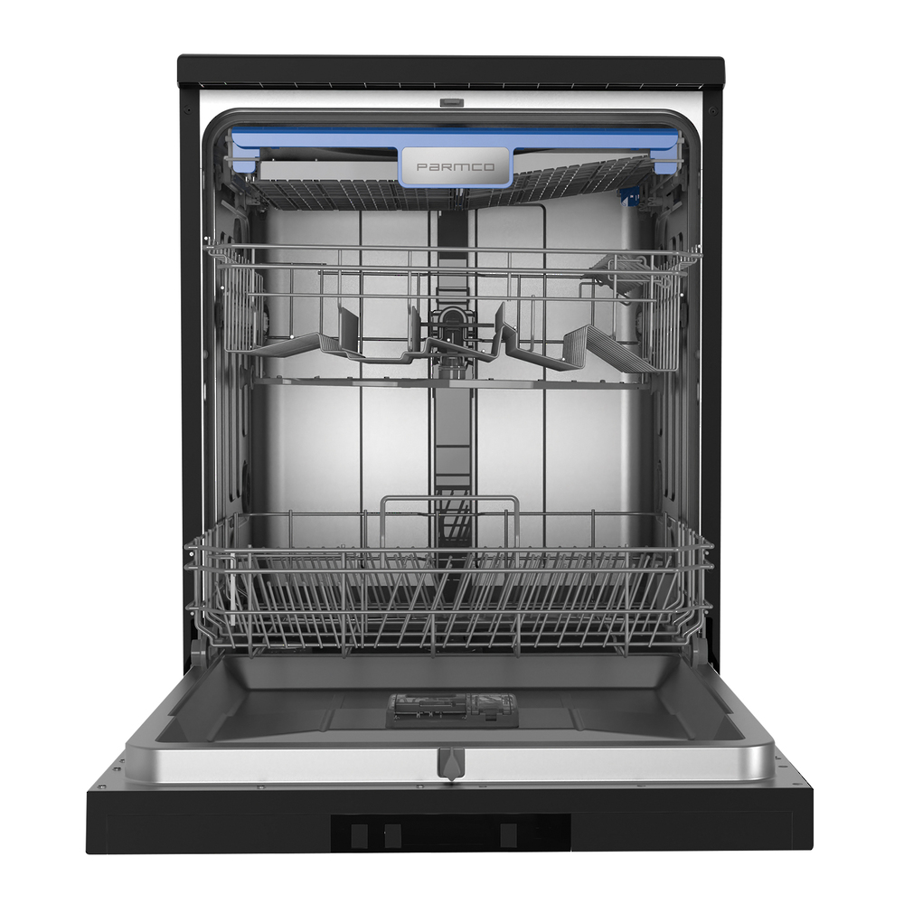 Parmco 600Mm Freestanding Dishwasher Led Display Black Clean Dw6Bl Nz Depot 2 - Nz Depot