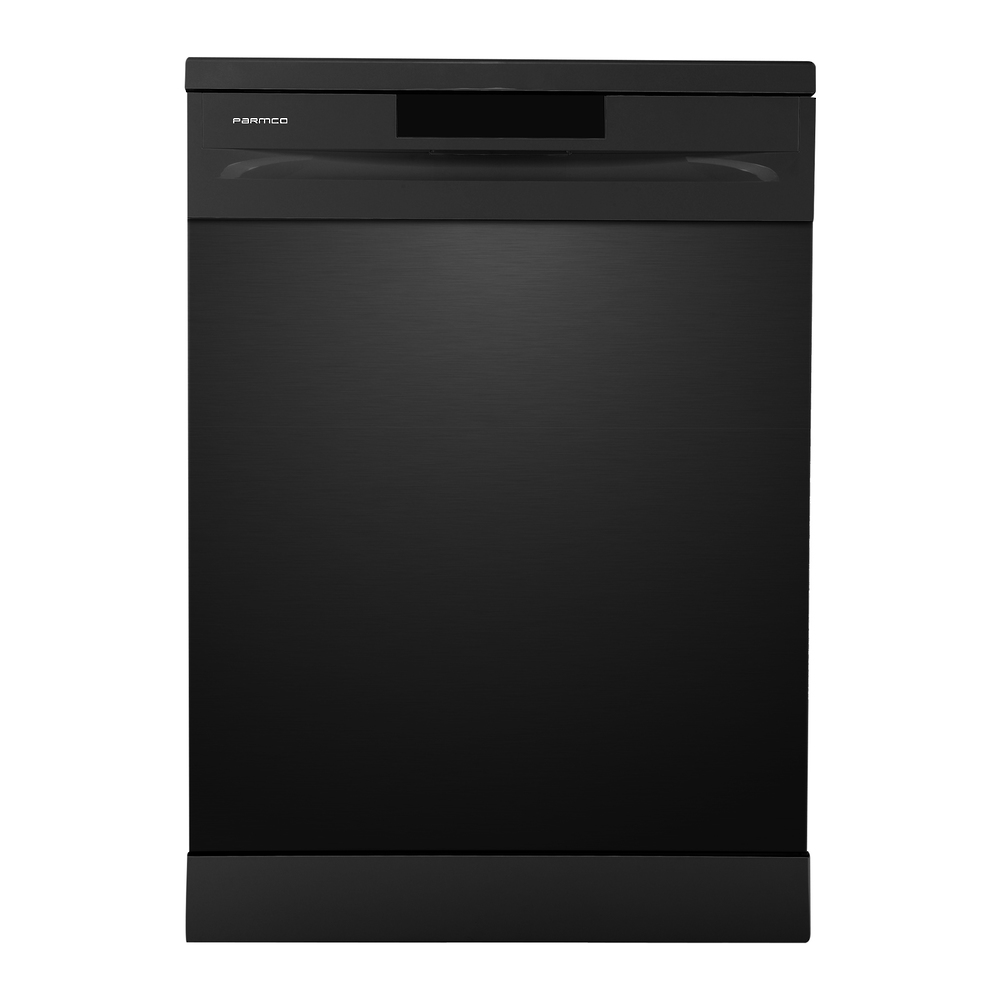 Parmco 600Mm Freestanding Dishwasher, Led Display, Black - Nzdepot