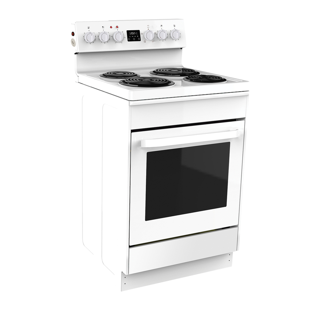 Parmco 600Mm Freestanding Stove Radiant Coil Cooktop 4 Function Electric Oven White Cook Fs60Wr4 Nz Depot 1 - Nz Depot