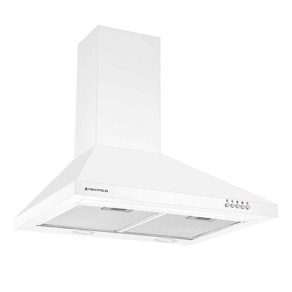 Parmco 600Mm Styleline Canopy, White, Led - Nzdepot