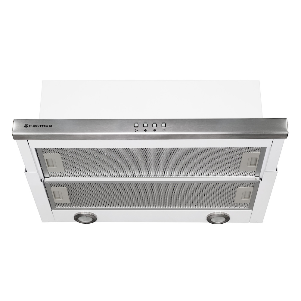 Parmco 600Mm Telescopic Milano Rangehood, Air Capacity Up To 700M3/Hour, Led - Nzdepot