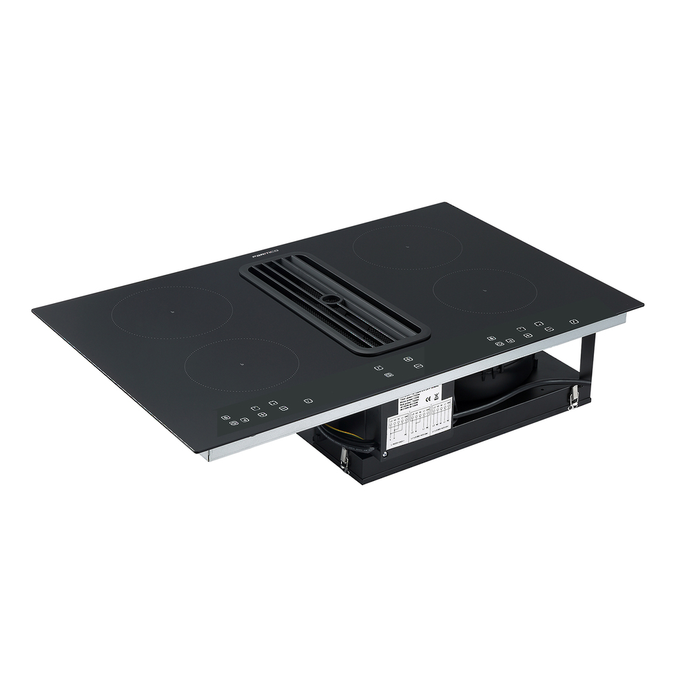 Parmco 800Mm Downdraft Cooktop Induction, Black - Nzdepot