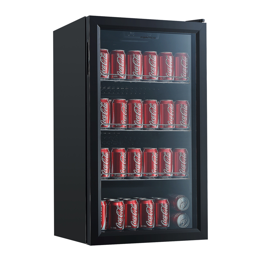 Parmco 85L Beverage Cooler, Black - Nzdepot