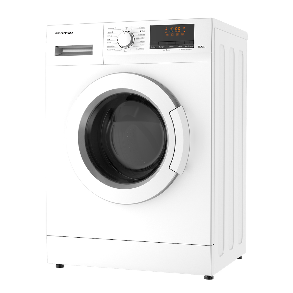 Parmco 8Kg Washing Machine White Front Load Washing Machines Wm8Wf Nz Depot 1 - Nz Depot