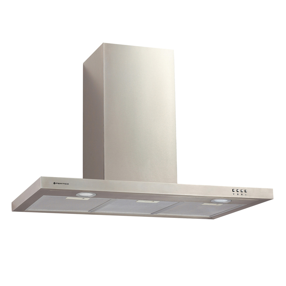 Parmco 900Mm Canopy, Slim Box, Stainless Steel, Led - Nzdepot