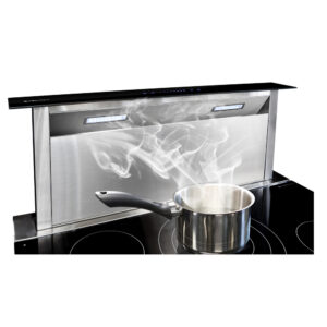 Parmco 900mm Rear Riser Downdraft, Glass - NZDEPOT