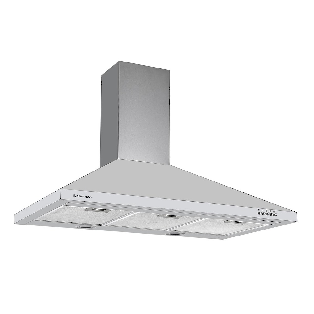 Parmco 900Mm Styleline Canopy, Stainless Steel, Led - Nzdepot