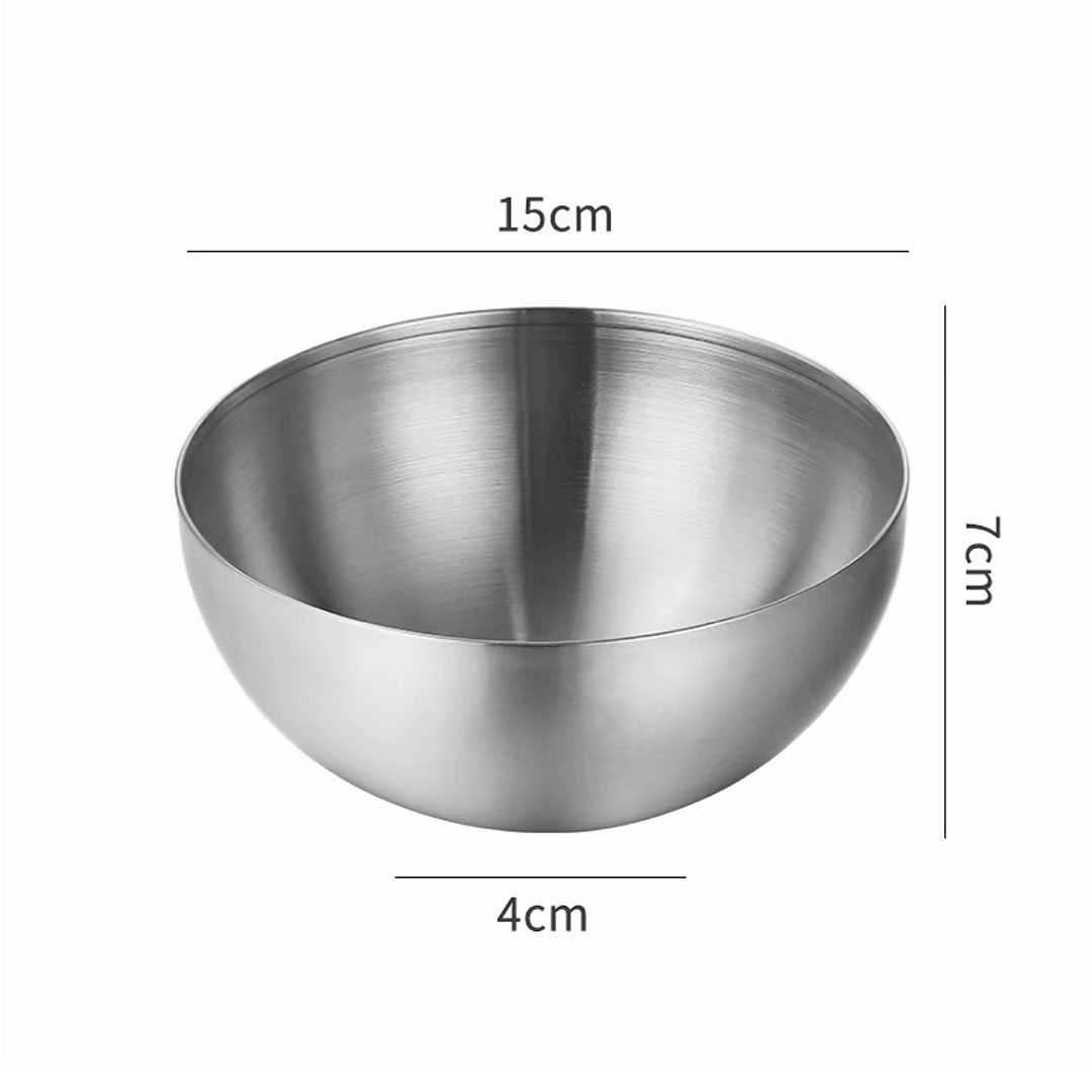 Soga 15Cm Elegant Silver Salad Bowl With Model 201 A Versatile Kitchen Essential, Home &Amp; Living, Kitchen &Amp; Dining, Cookware, Casserole Dishes, ,  - Nz Depot 5