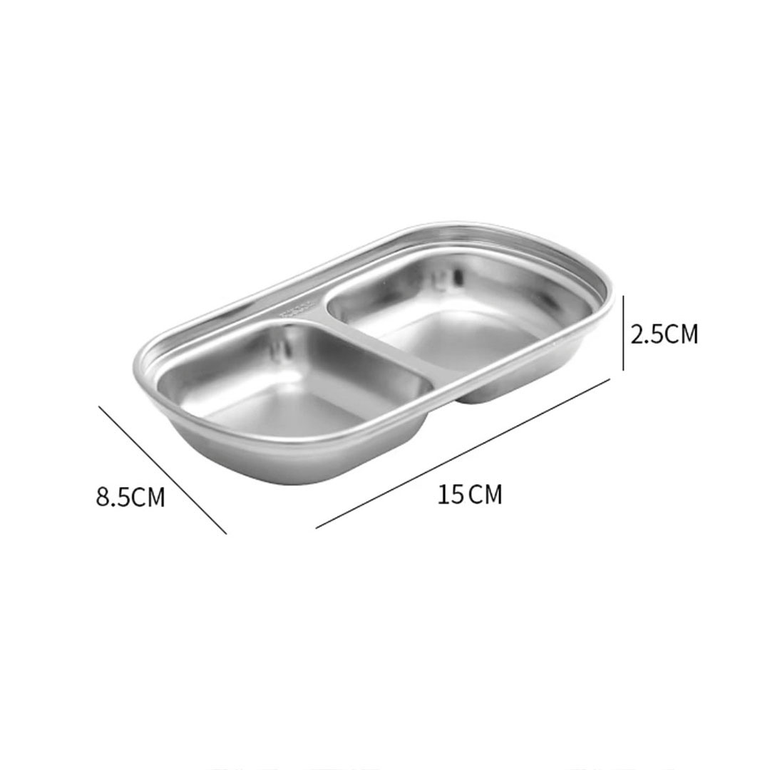 Soga 15Cm Silver Sauce Pan With Two Compartments Divided Sauce Dish Kitchen Essential, Home &Amp; Living, Kitchen &Amp; Dining, Cookware, Saucepans, ,  - Nz Depot 6