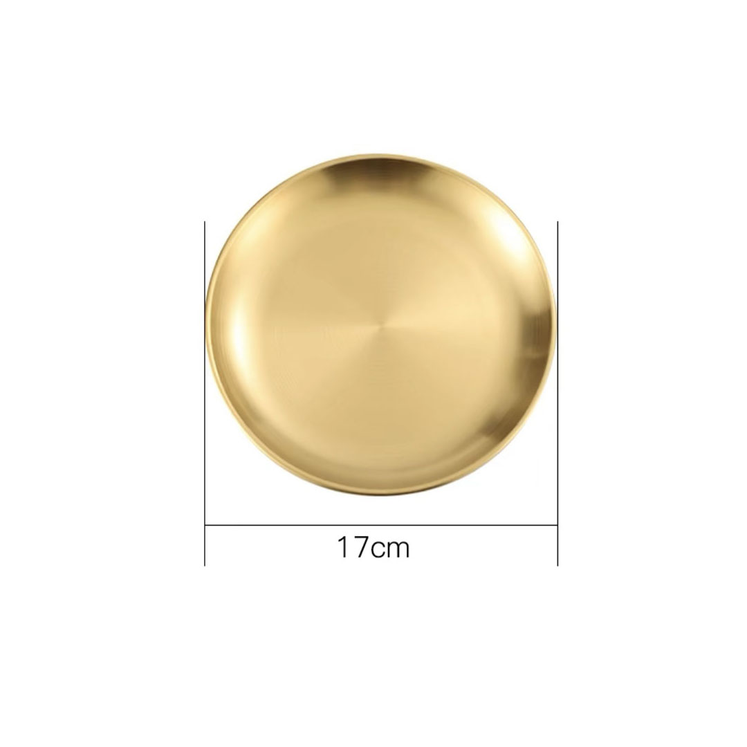 Soga 17Cm Premium Gold Grilling Plate Durable, Heat Resistant Perfect For Bbqs And Outdoor Cooking Kitchen Essential, Home &Amp; Living, Kitchen &Amp; Dining, Cookware, Saucepans, ,  - Nz Depot 5