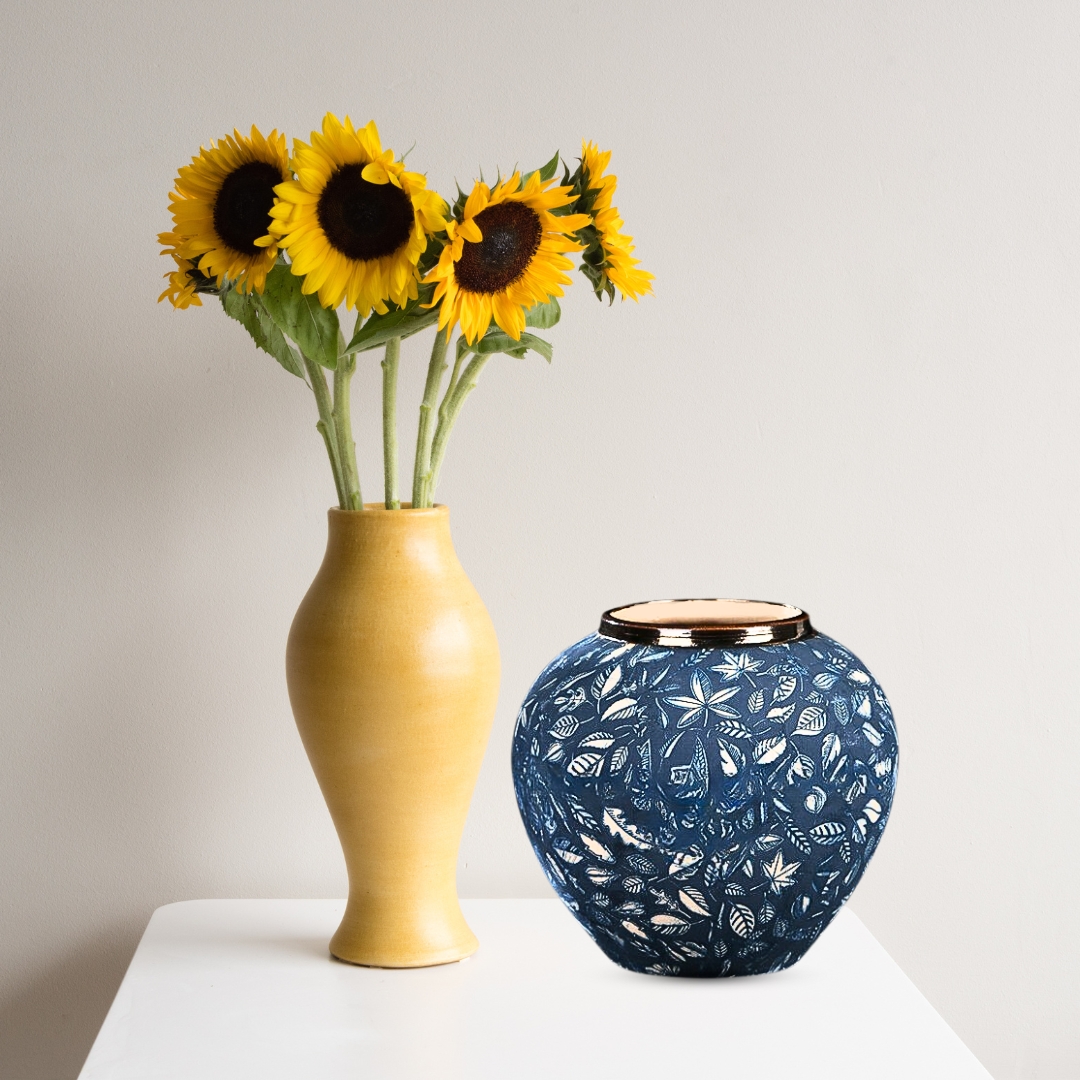 Soga 21X22Cm Blue Small Ceramic Flower Vase Elegant Living Room Home Decor, Home &Amp; Living, Home Decor, Vases, , ,  - Nz Depot 6