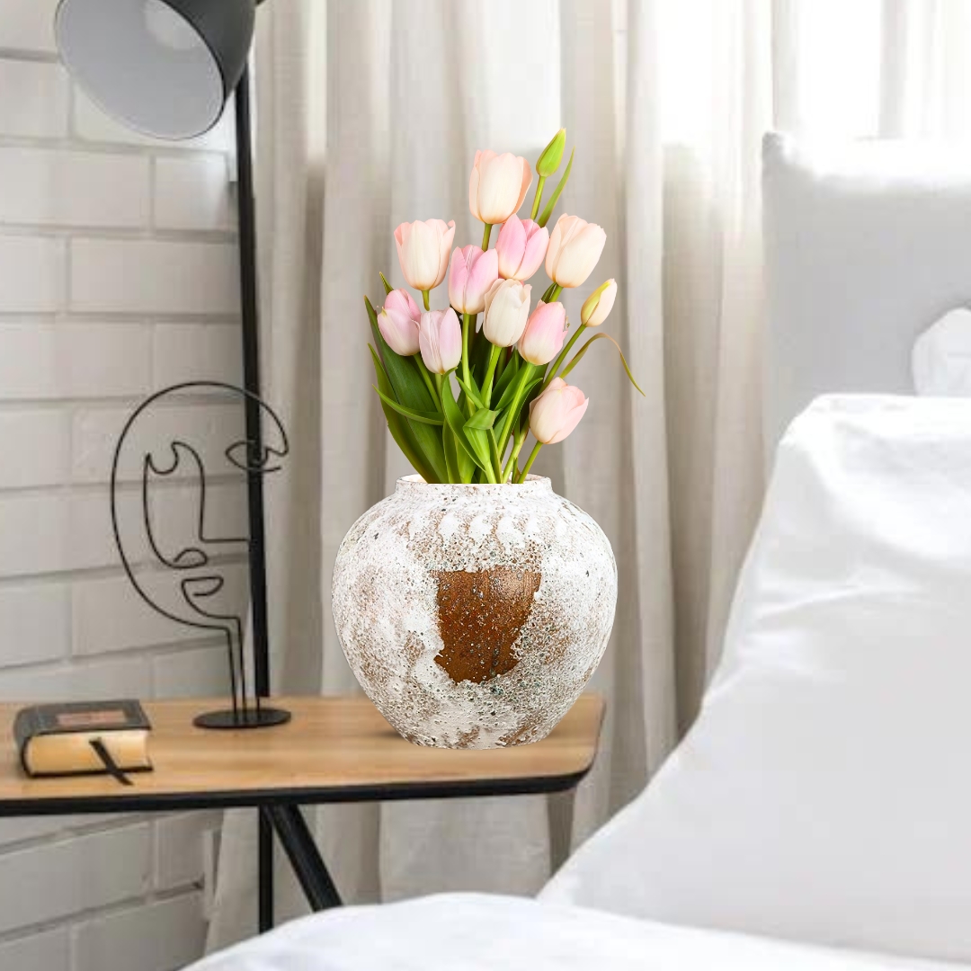 Soga 21X22Cm Gradient White Small Ceramic Flower Vase Elegant Living Room Home Decor, Home &Amp; Living, Home Decor, Vases, , ,  - Nz Depot 6