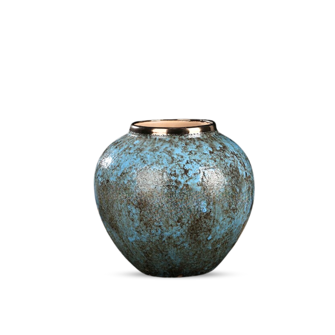 Soga 21X22Cm Light Blue Small Ceramic Flower Vase Elegant Living Room Home Decor, Home &Amp; Living, Home Decor, Vases, , ,  - Nz Depot 1