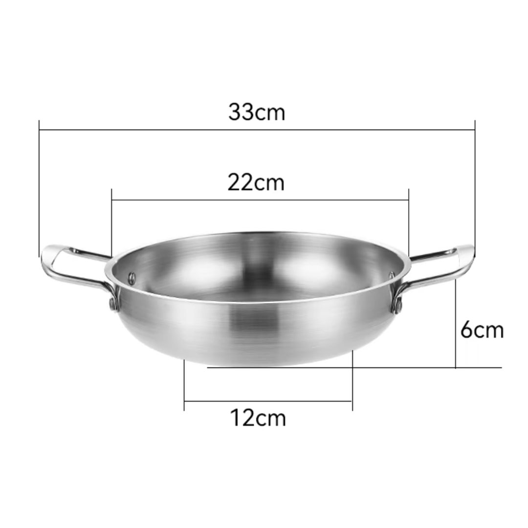 Soga 22Cm Premium Silver Seafood Dry Pot Stockpot Versatile And Durable Kitchen Essential, Home &Amp; Living, Kitchen &Amp; Dining, Cookware, Casserole Dishes, ,  - Nz Depot 5