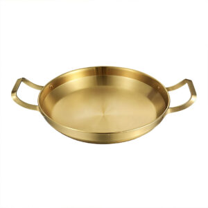 SOGA 26cm Dry Pot, Gold Plated 202 Material Stainless Steel and Kitchen Essential, home & living, kitchen & dining, cookware, casserole dishes, ,  - NZ DEPOT 1