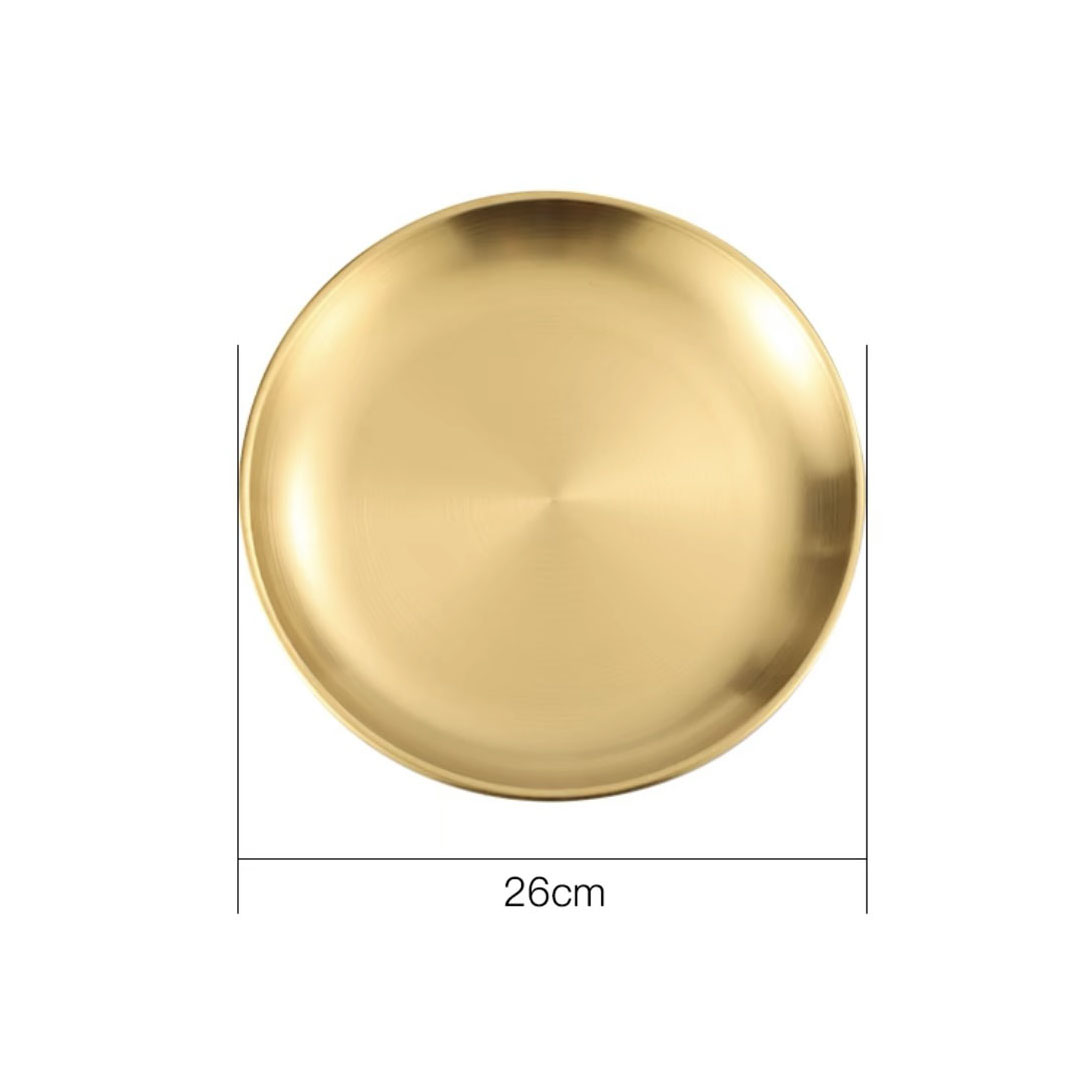 Soga 26Cm Premium Gold Grilling Plate Durable, Heat Resistant, Perfect For Bbqs And Outdoor Cooking Kitchen Essential, Home &Amp; Living, Kitchen &Amp; Dining, Cookware, Saucepans, ,  - Nz Depot 5